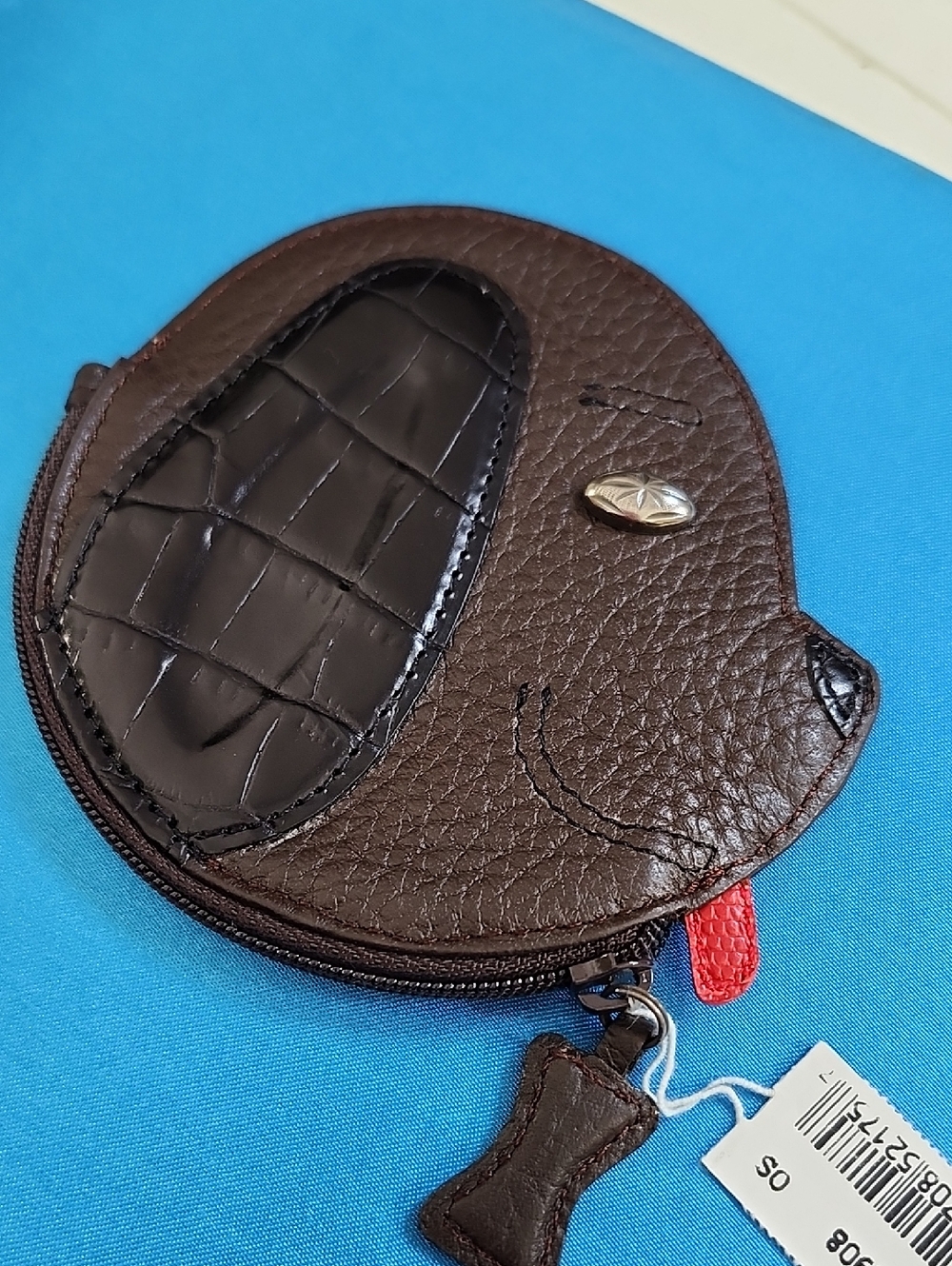 NWT Brighton Leather Puppy Coin Purse